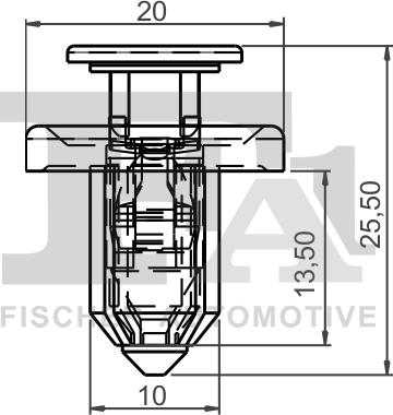 FA1 79-20002.10 - Clips, acoperire decorativa si protectie www.parts5.com