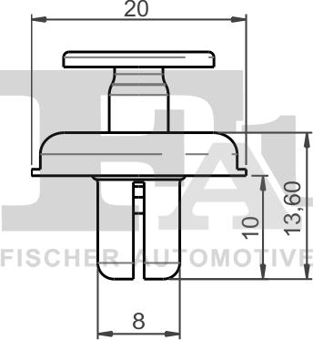 FA1 74-20002.25 - Clip, trim / protective strip www.parts5.com