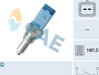 FAE 40999 - Interruptor, piloto de marcha atrás www.parts5.com