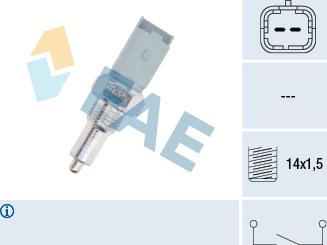 FAE 40492 - Stikalo, luc za vzratno voznjo www.parts5.com