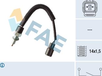 FAE 40586 - Включвател, светлини за движение на заден ход www.parts5.com