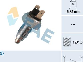 FAE 40300 - Comutator, lampa marsalier www.parts5.com