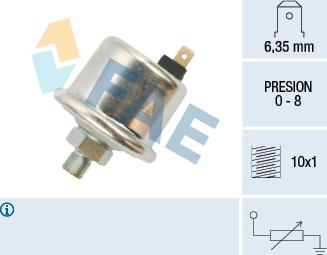 FAE 14500 - Sender Unit, oil pressure www.parts5.com