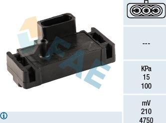 FAE 15001 - Sensor, intake manifold pressure www.parts5.com