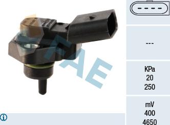 FAE 15030 - Датчик, давление наддува www.parts5.com