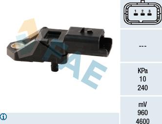 FAE 15027 - Датчик, налчгане във всмукателните тръби www.parts5.com