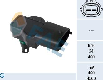 FAE 15192 - Датчик, давление наддува www.parts5.com