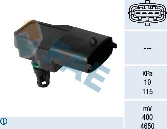 FAE 15145 - Sensor, intake manifold pressure www.parts5.com