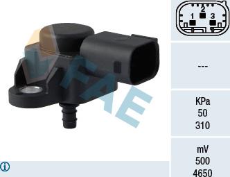 FAE 15103 - Sensor, boost pressure parts5.com