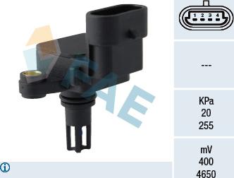 FAE 15110 - Sensor, intake manifold pressure www.parts5.com