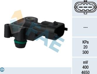 FAE 15129 - Sensor, presión de sobrealimentación www.parts5.com