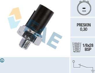 FAE 12990 - Sender Unit, oil pressure parts5.com