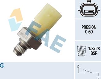 FAE 12698 - Sender Unit, oil pressure parts5.com