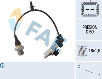 FAE 12641 - Αισθητήρας, πίεση λαδιού www.parts5.com