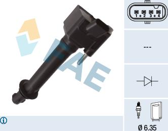 FAE 80459 - Ignition Coil www.parts5.com