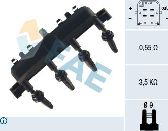 FAE 80208 - Indukcioni kalem (bobina) www.parts5.com