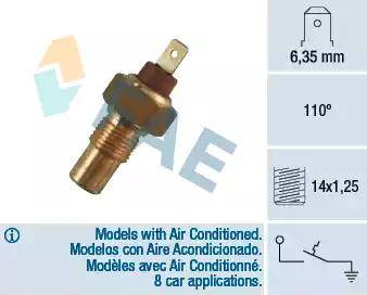 FAE 35380 - Sensor, coolant temperature www.parts5.com