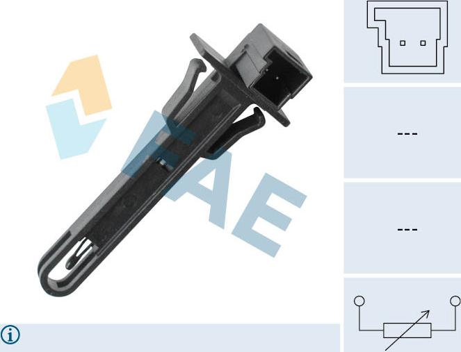 FAE 33923 - Sender Unit, interior temperature parts5.com