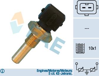 FAE 33410 - Датчик, температура охлаждающей жидкости www.parts5.com