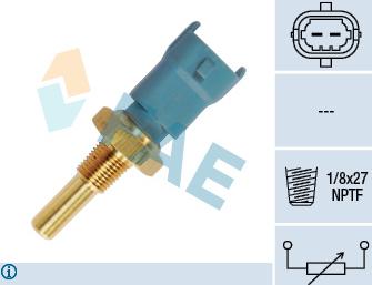 FAE 33690 - Czujnik, temperatura płynu chłodzącego www.parts5.com