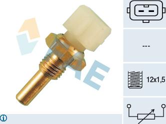 FAE 33020 - Sensor, coolant temperature www.parts5.com