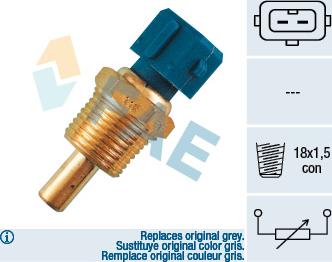 FAE 33150 - Sensor, coolant temperature parts5.com