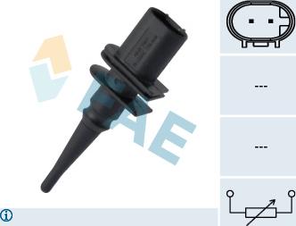 FAE 33169 - Sensor, exterior temperature www.parts5.com