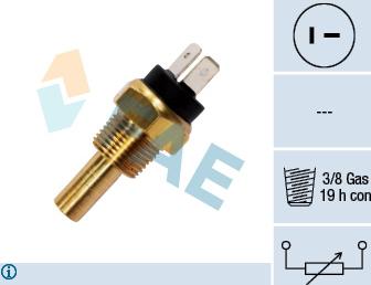 FAE 33800 - Sensor, coolant temperature www.parts5.com