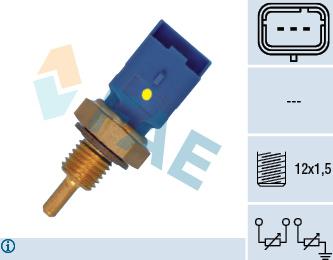 FAE 33795 - Sensor, coolant temperature parts5.com