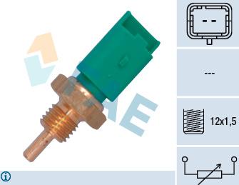 FAE 33705 - Sensor, coolant temperature www.parts5.com