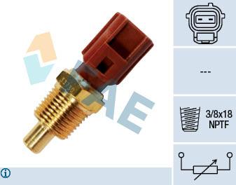 FAE 33730 - Sensor, coolant temperature www.parts5.com