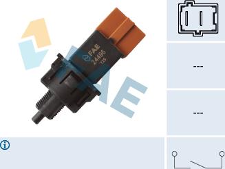 FAE 24496 - Brake Light Switch parts5.com