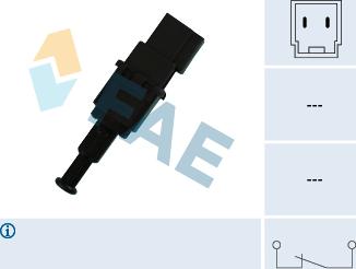 FAE 24490 - Brake Light Switch parts5.com