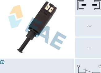 FAE 24420 - Brake Light Switch parts5.com