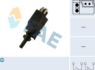 FAE 24590 - Brake Light Switch parts5.com