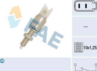 FAE 24550 - Brake Light Switch parts5.com