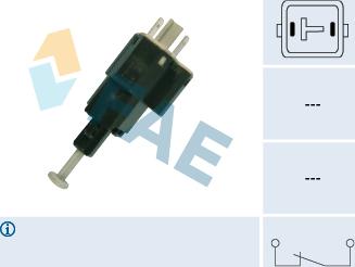 FAE 24505 - Brake Light Switch parts5.com