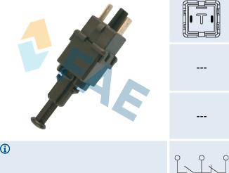 FAE 24515 - Brake Light Switch parts5.com