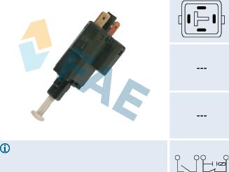 FAE 24516 - Brake Light Switch parts5.com