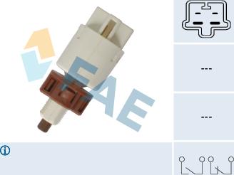 FAE 24691 - Διακόπτης των φώτων φρένων www.parts5.com