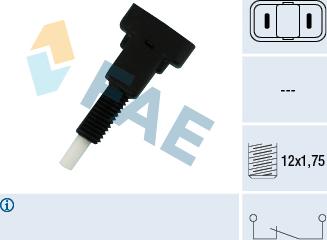 FAE 24160 - Brake Light Switch parts5.com