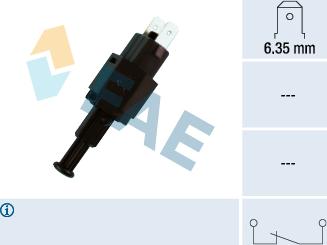 FAE 24310 - Brake Light Switch parts5.com