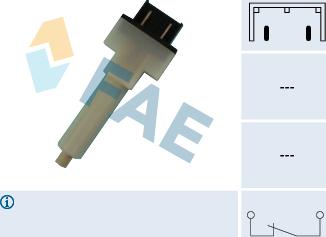 FAE 24280 - Brake Light Switch parts5.com