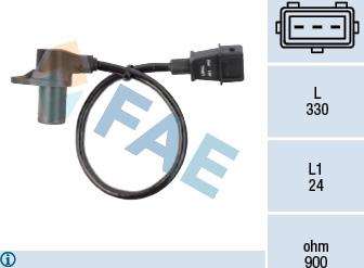 FAE 79051 - Sensor, crankshaft pulse www.parts5.com