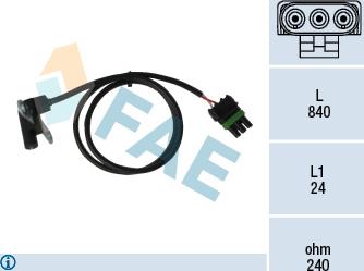 FAE 79025 - Generador de impulsos, cigüeñal www.parts5.com