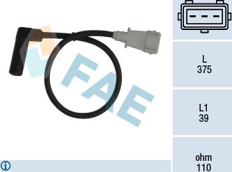 FAE 79152 - Sensor, crankshaft pulse www.parts5.com