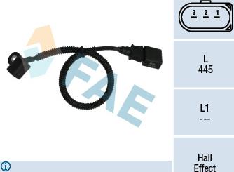 FAE 79164 - Sensor, camshaft position www.parts5.com