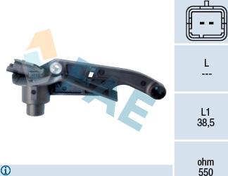 FAE 79101 - Sensor, crankshaft pulse www.parts5.com