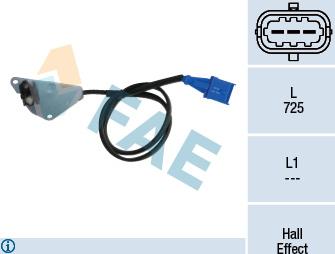 FAE 79107 - Sensor, camshaft position www.parts5.com