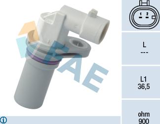 FAE 79170 - Sensor, crankshaft pulse parts5.com